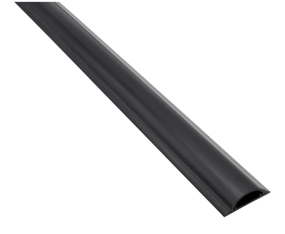 4-Pack Cord Cover Raceway Kit – 24" Cable Management Channels (Black)